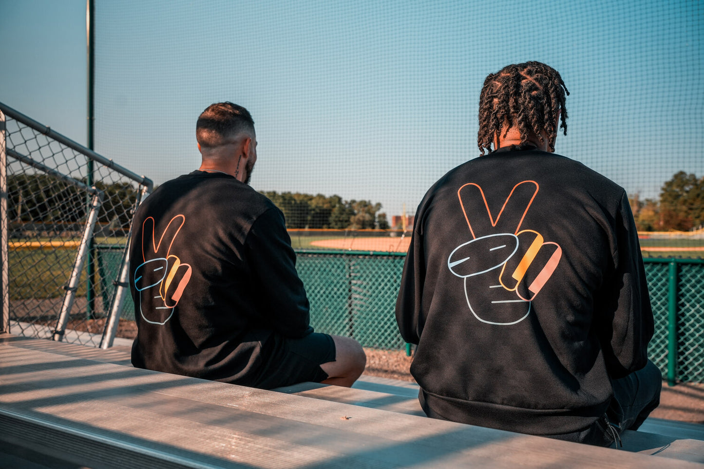 Valle Peace Sign Crewneck
