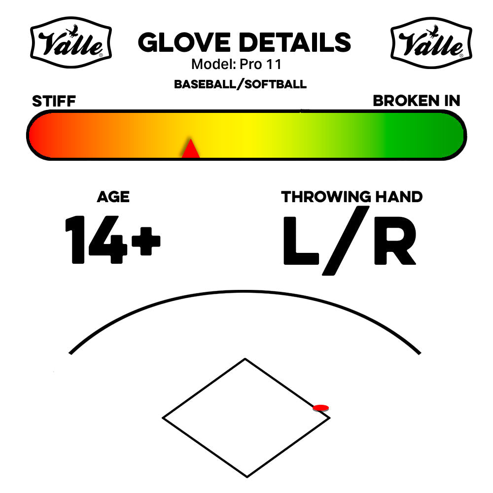 Eagle PRO 11WT Weighted First Base Training Mitt